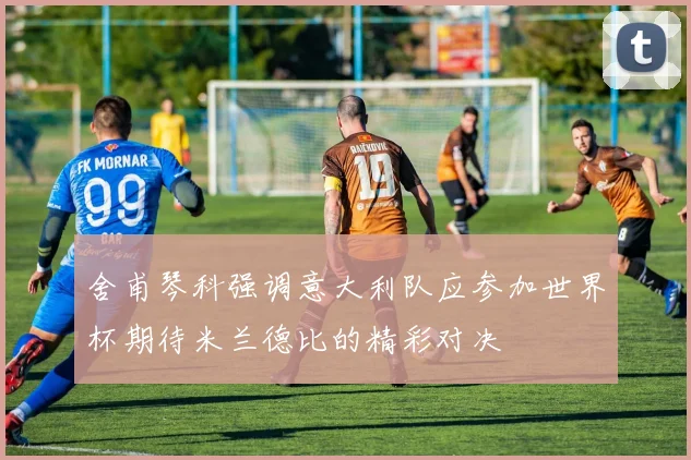 舍甫琴科强调意大利队应参加世界杯期待米兰德比的精彩对决