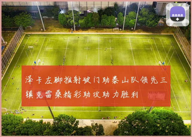 泽卡左脚推射破门助泰山队领先三镇克雷桑精彩助攻助力胜利
